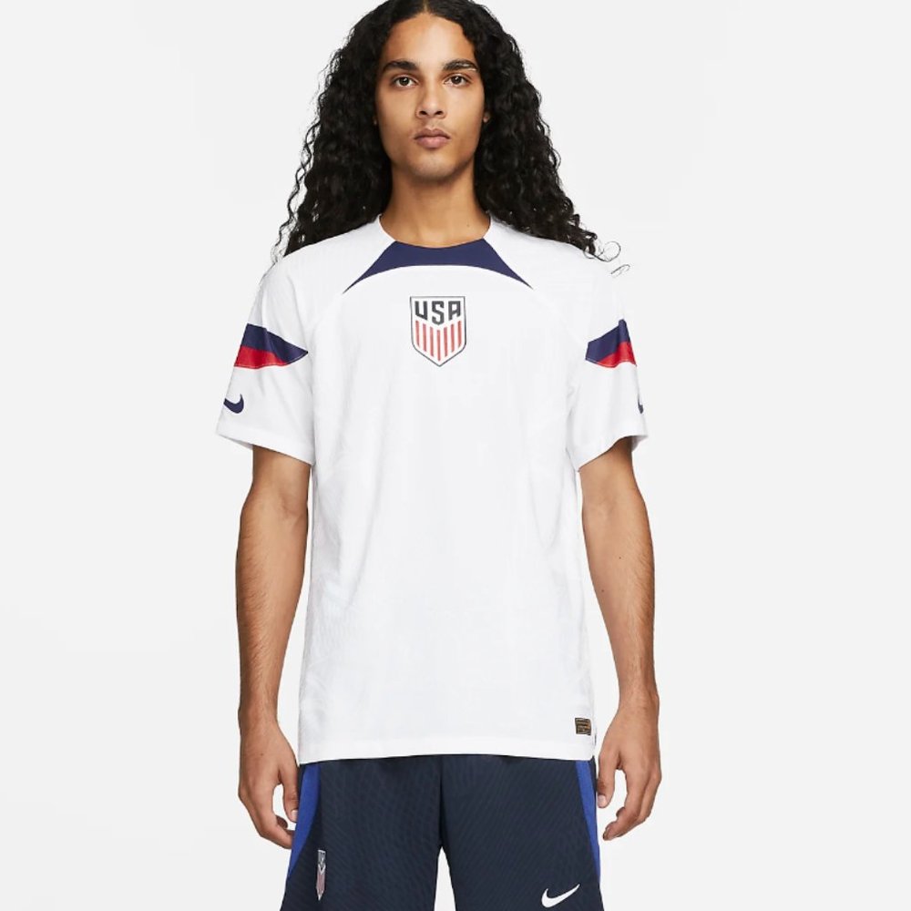 NWT U.S. 2022/23 Match Home Men's Nike Dri-FIT ADV Soccer Jersey Size M